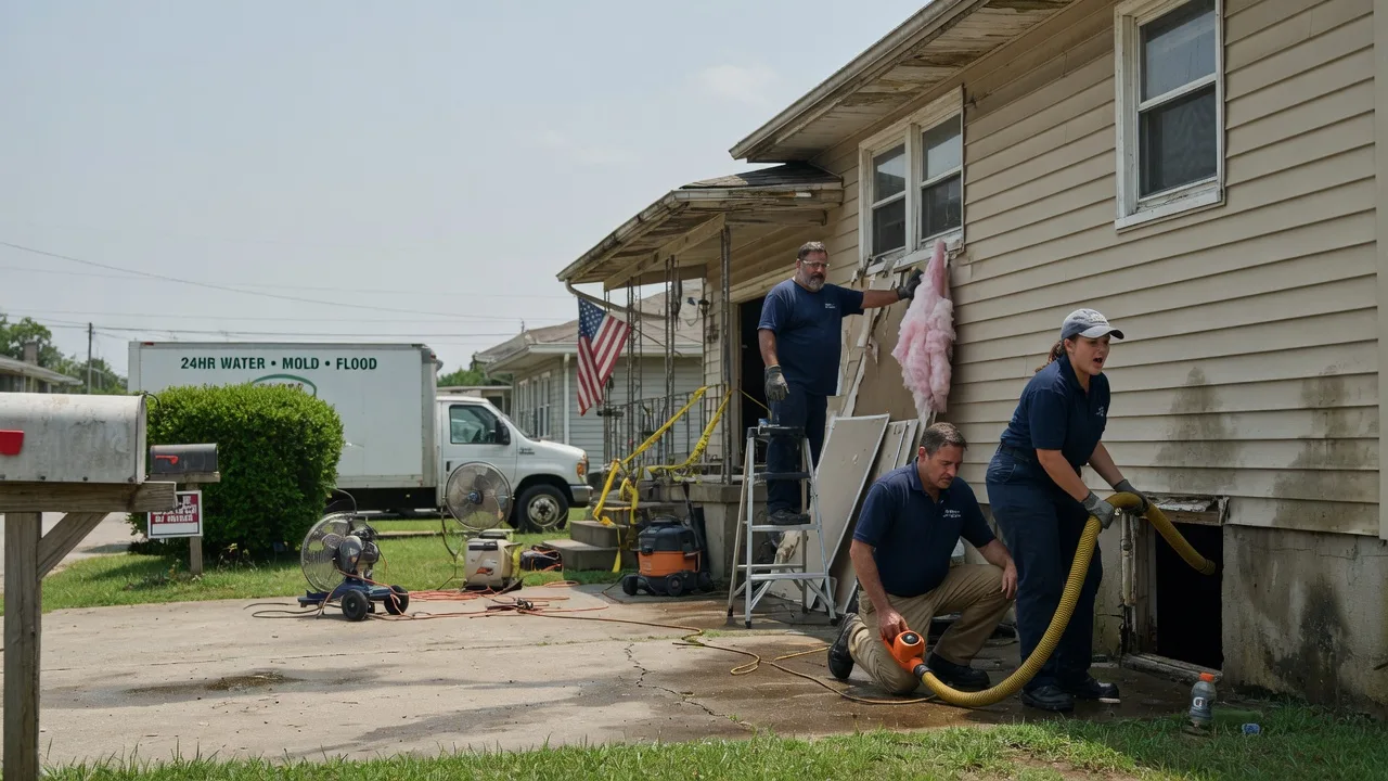 Water Damage Repair in Mereta, TX near me